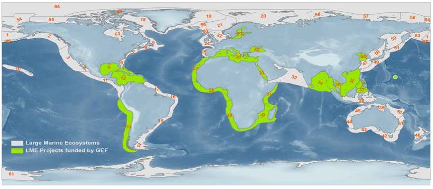 LMEs map